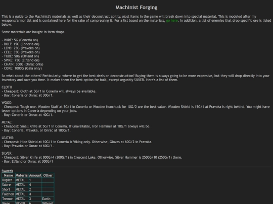 materials screenshot