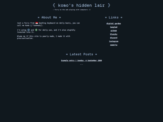 index screenshot