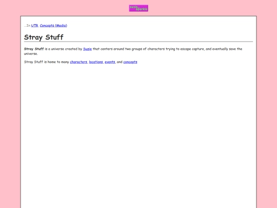 realities/utr/concepts/straysinfo screenshot