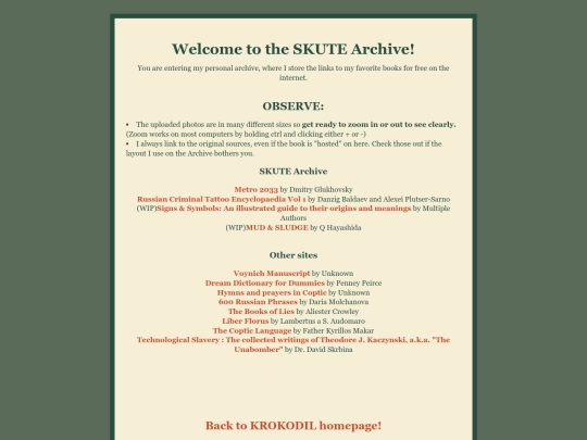 archive screenshot