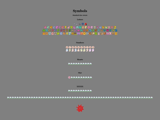 graphics/pixels/symbols screenshot