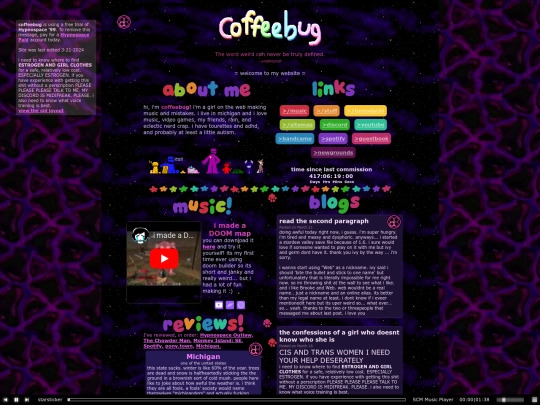 linksanity/personalwebsites screenshot
