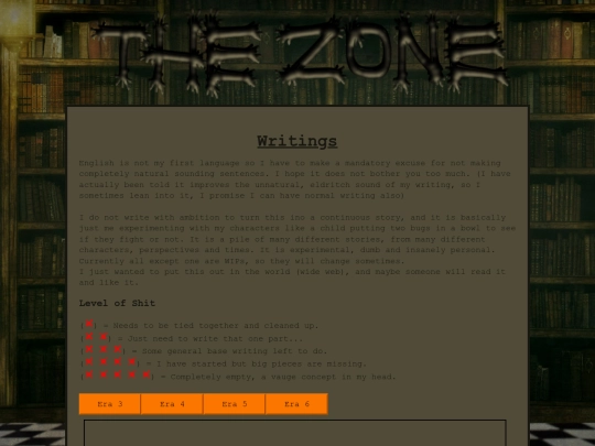 ocs/writings screenshot