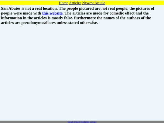 Disclaimer screenshot