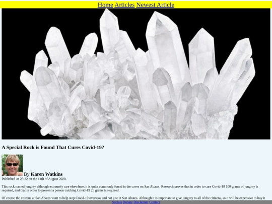 Mysterious-Rock-Found-To-Cure-Covid-19 screenshot