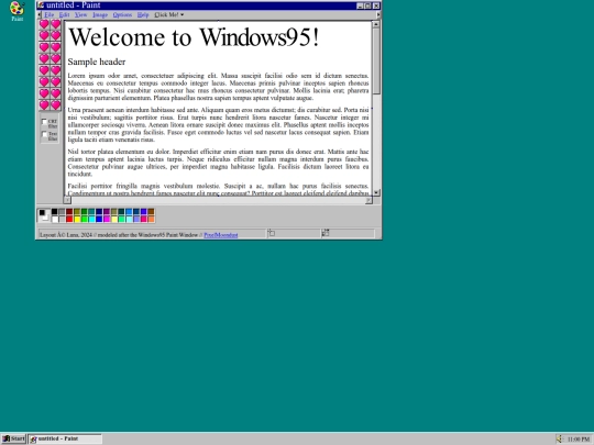 w95 screenshot