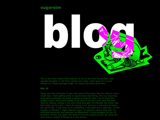 blog screenshot