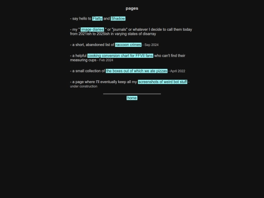 pages screenshot