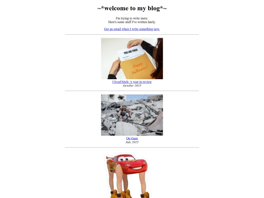 blog screenshot