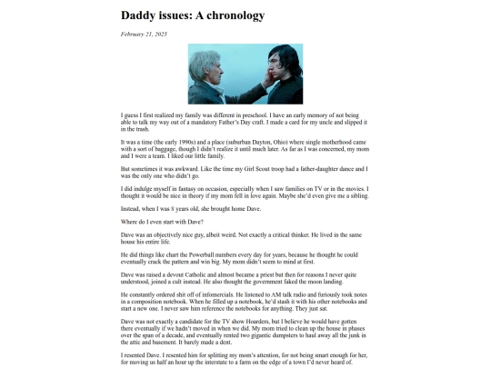 blog/dads screenshot