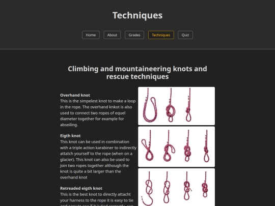 techniques screenshot
