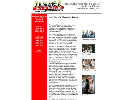 bluesjam/2001jam screenshot