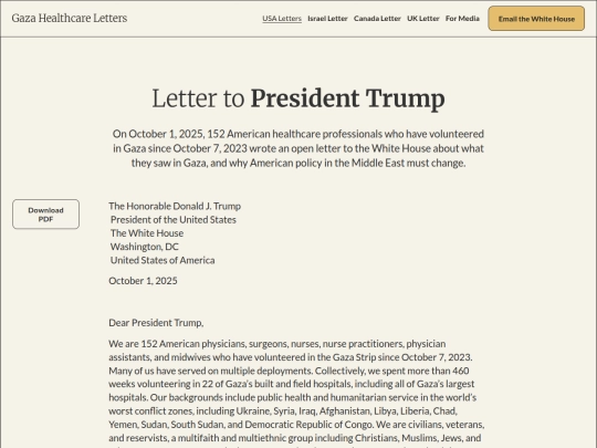 Gaza/Doctors/Read Letter — Gaza Healthcare Letters (4_22_2026 11：26：42 PM) screenshot