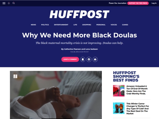 Newsletter/Why We Need More Black Doulas ｜ HuffPost Life (2_2_2026 12：00：53 AM) screenshot