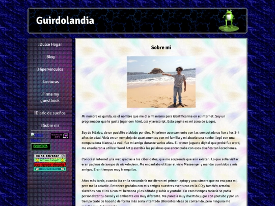 about-me screenshot