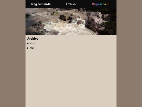 blog/archive screenshot