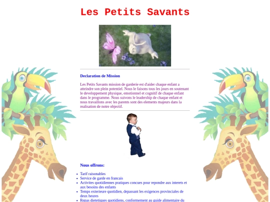 Pages/Garderie screenshot