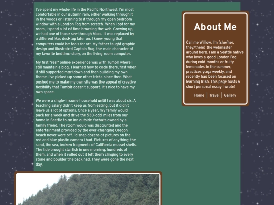 about-me screenshot