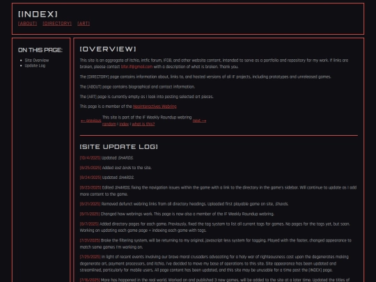 index screenshot