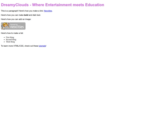 index screenshot