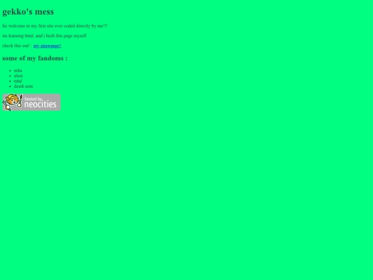 index screenshot