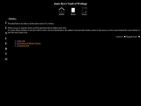 stories screenshot