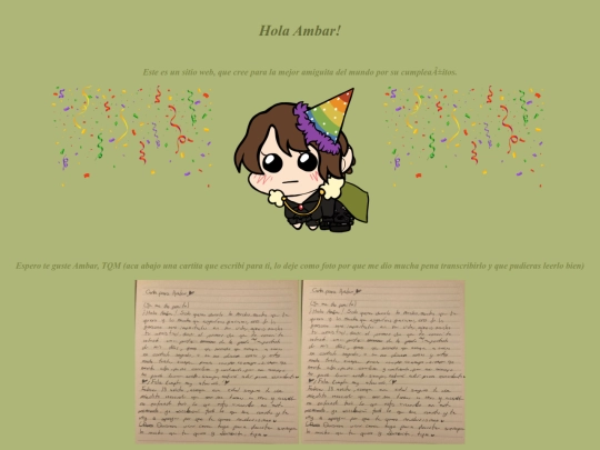 FelizcumpleAmbar screenshot