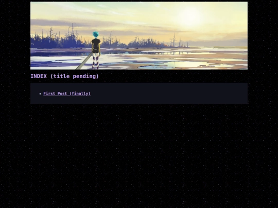 blog screenshot