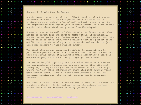 argyle/2 screenshot