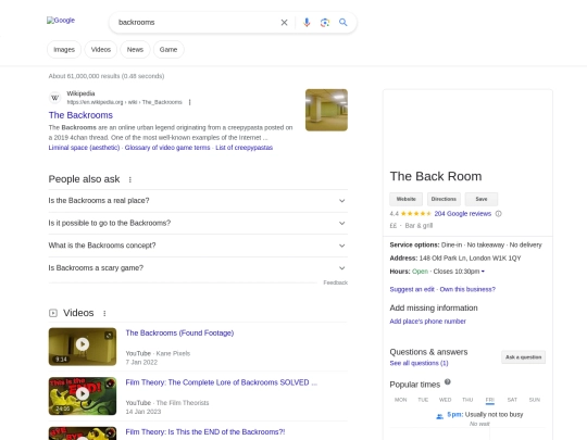 backrooms screenshot
