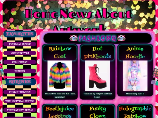 fashion screenshot