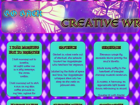 poetry screenshot