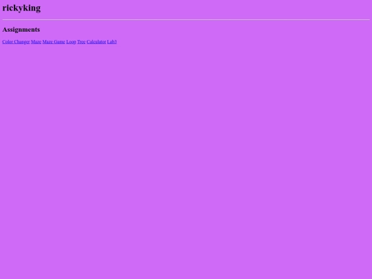 index screenshot