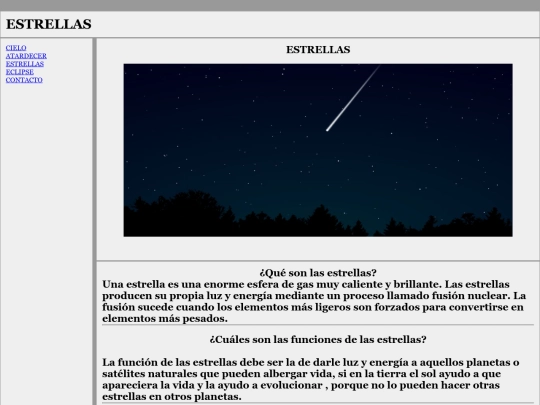 cielo/estrellas screenshot