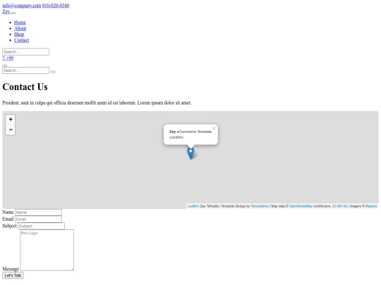 templatemo_559_zay_shop/contact screenshot