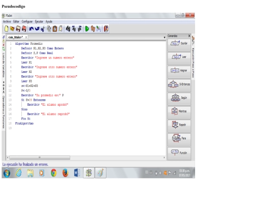 Programacion screenshot