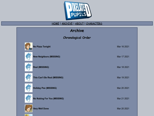 Pixelated-Pupils/archive screenshot