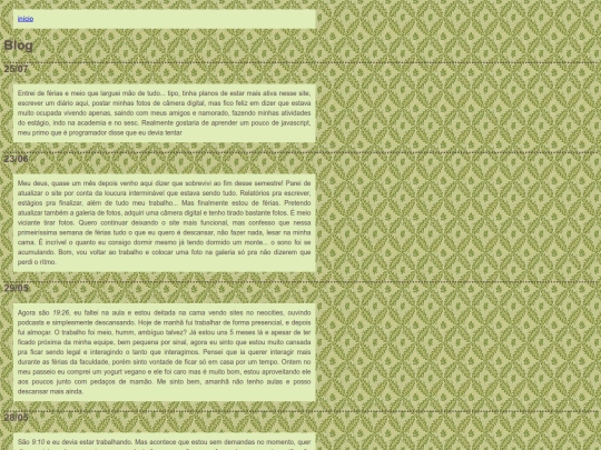 blog screenshot