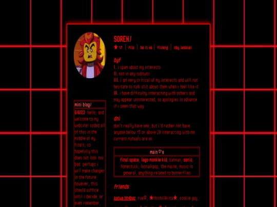 index screenshot