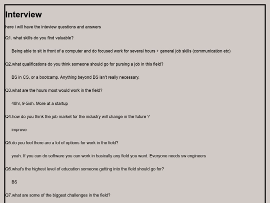 interview screenshot