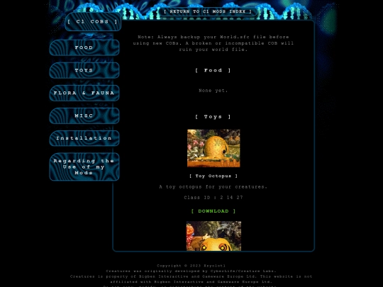 creatures/creatures1_c screenshot