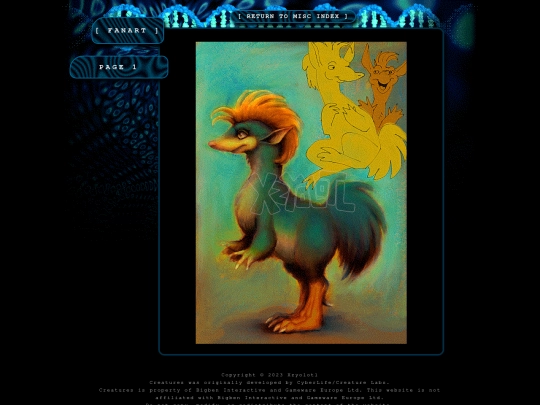 creatures/creatures_artwork screenshot