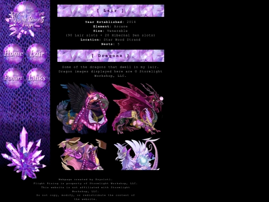 miscellanea/flightrising/flightrising_lair screenshot