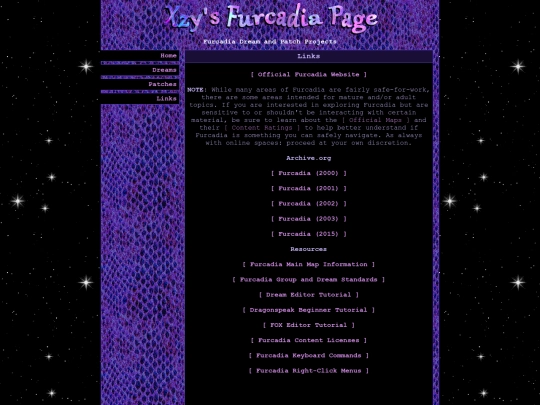 miscellanea/furcadia/furcadia_links screenshot
