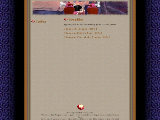 miscellanea/spyro/spyro-graphics screenshot