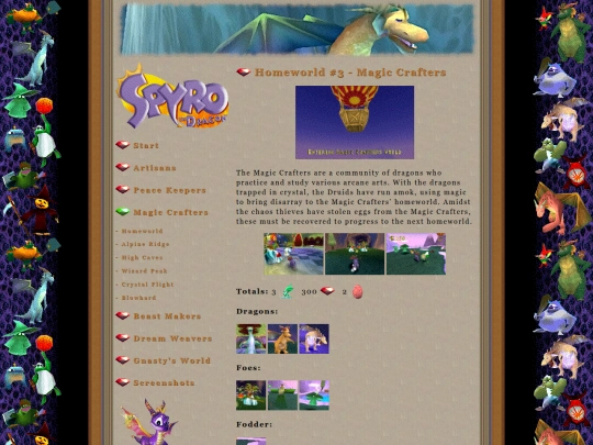 miscellanea/spyro/spyro1-magiccrafters screenshot