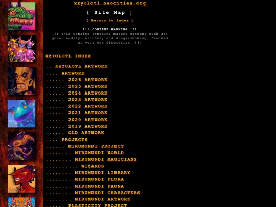 sitemap screenshot