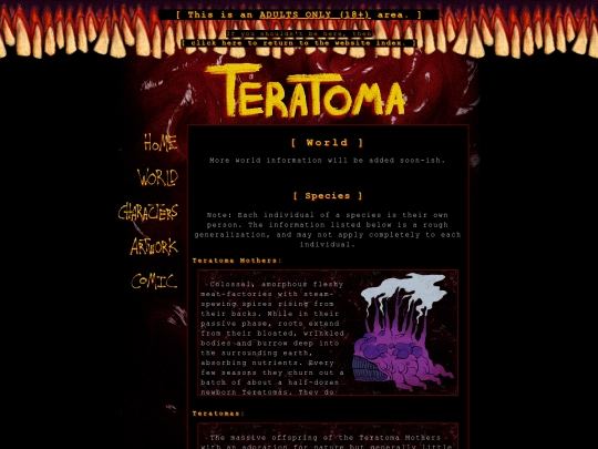 teratoma/proj2world screenshot