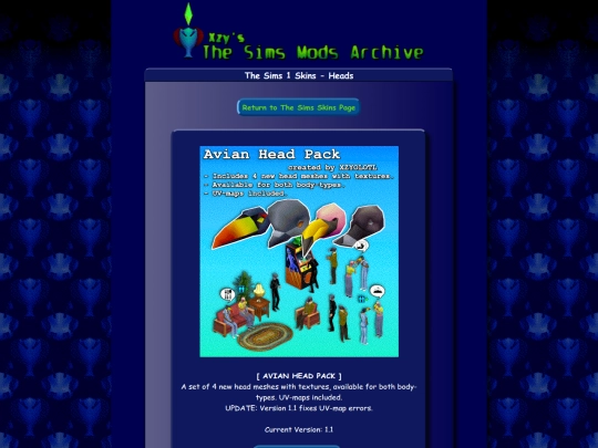 thesims/simsskins_heads screenshot