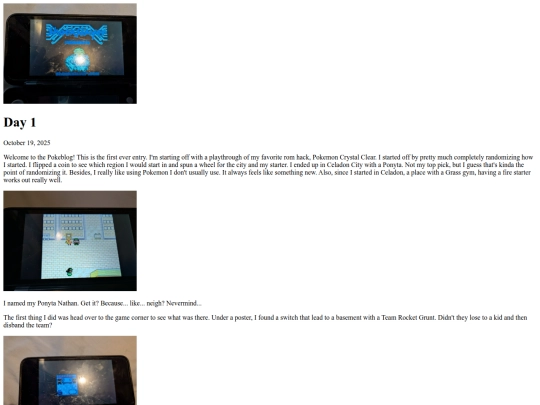 Crystalclearblog screenshot